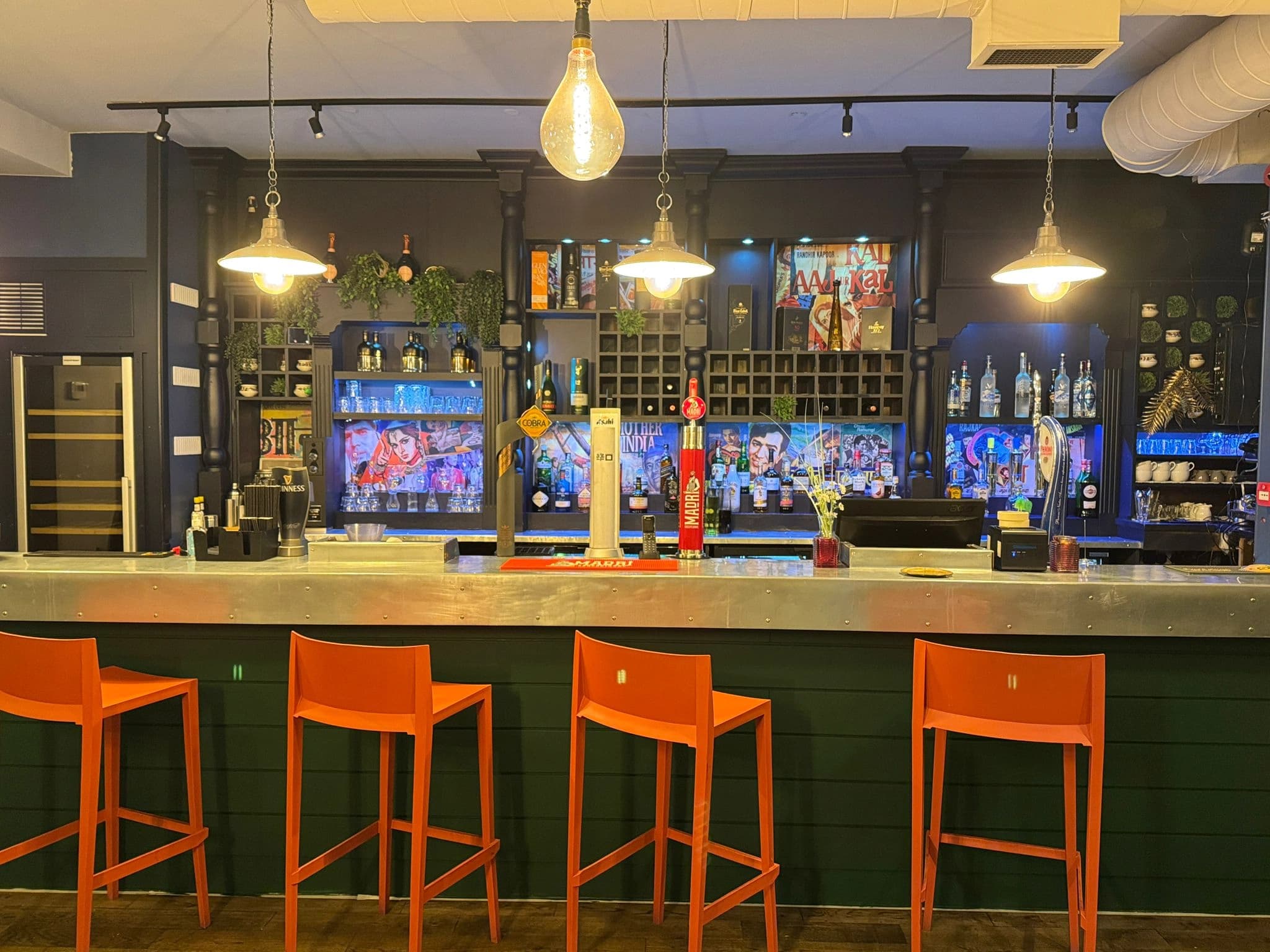 Bar area at Lotus restaurant